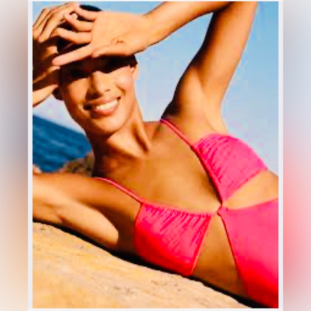 Pink One-Piece Swimsuit